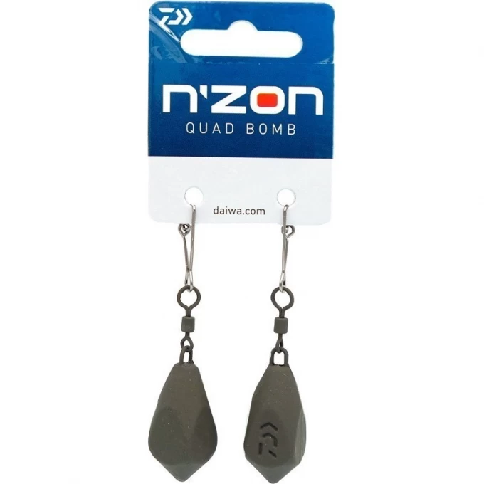 Груз DAIWA N´ZON Quad Bomb 40г 2шт 13365-040 Груз DAIWA N´ZON Quad Bomb 40г 2шт 13365-040