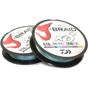 Шнур DAIWA J-Braid X8 0,20мм 300м multicolor