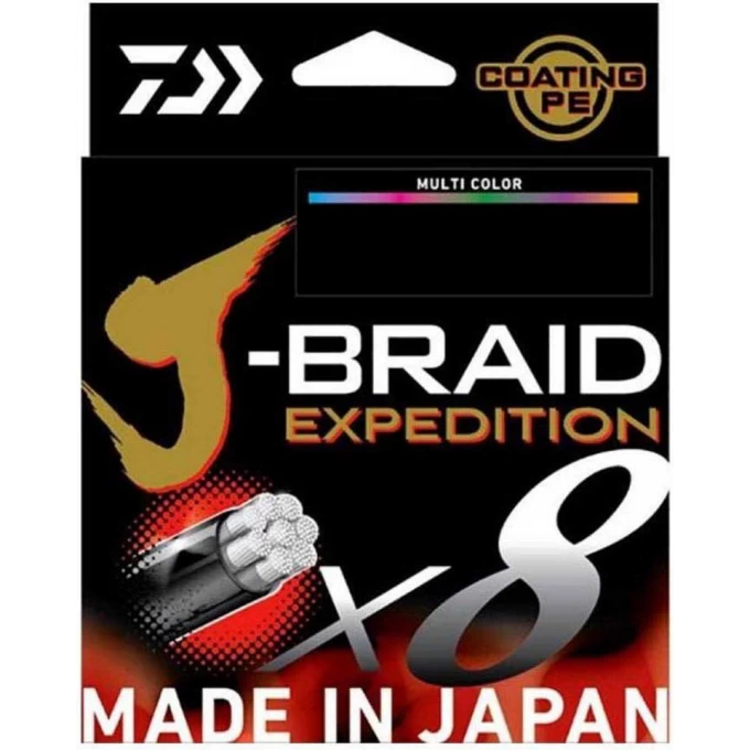 Леска DAIWA J-BRAID EXPEDITION×8E 0.32mm-300m MULTI COLOR 12552-132 Леска DAIWA J-BRAID EXPEDITION×8E 0.32mm-300m MULTI COLOR 12552-132